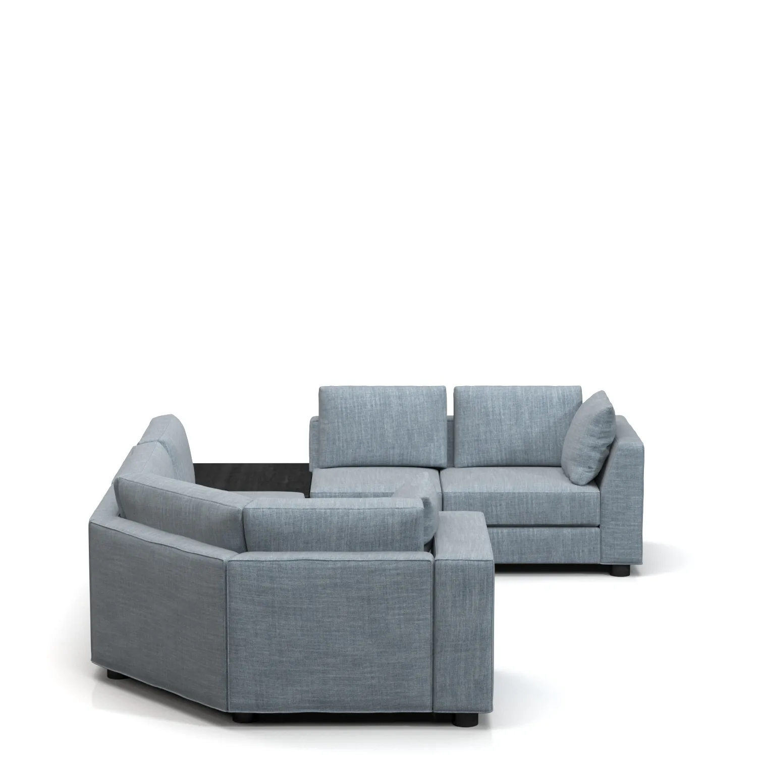 Sectional Sofa Upholstery 3D Model_03